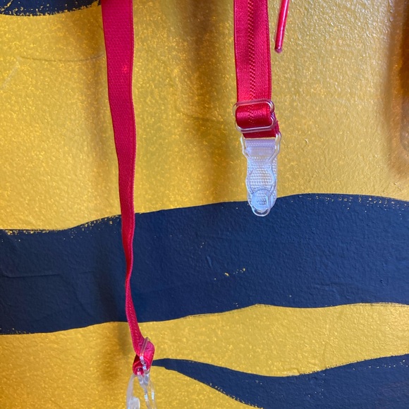 Shirley vintage red teddy lingerie bustier top lace up front sheer. Lace. 38 - Picture 4 of 9